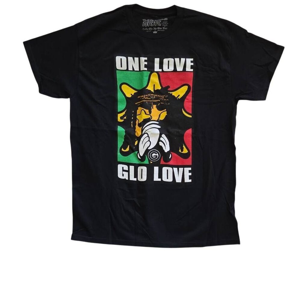 Glo Gang One Love T-Shirt Black Large